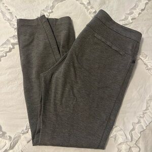 Athleta Ponte Moto Charcoal Gray Pants size 12
